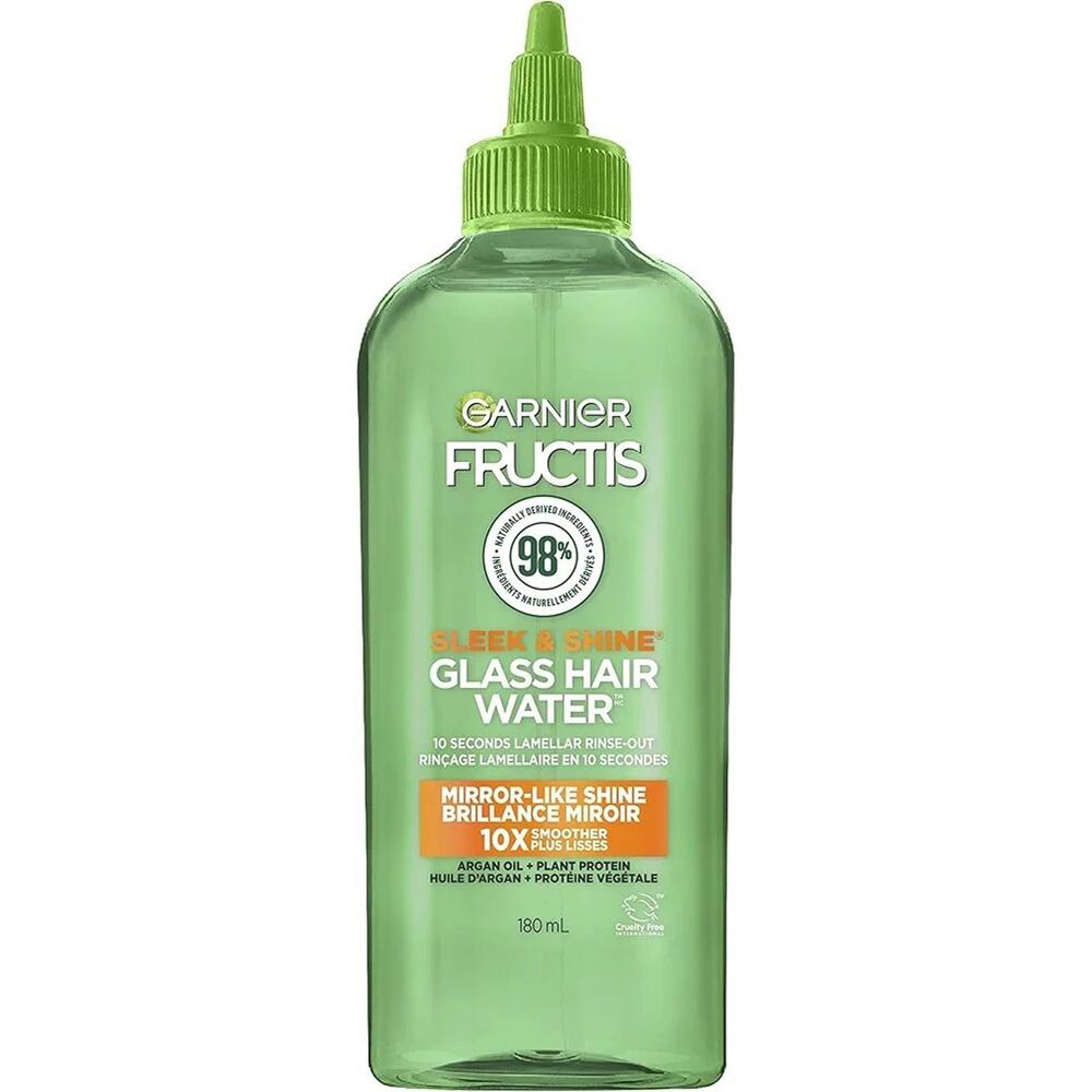 Garnier Fructis Sleek & Shine GLASS HAIR WATER Lamellar Rinse-Out 6.0 fl oz - Picture 1 of 9